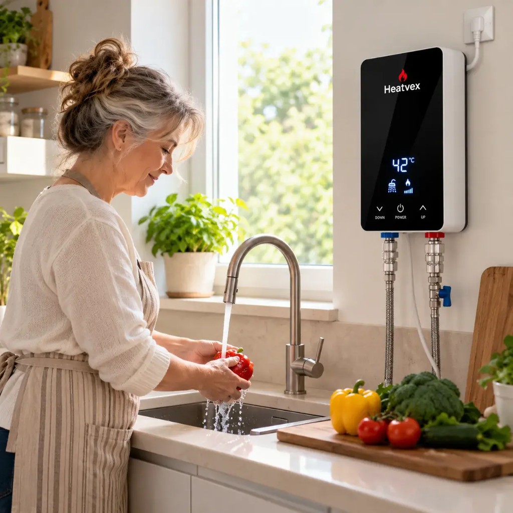 Heatvex™ — gorąca woda w sekundach bez zbiornika